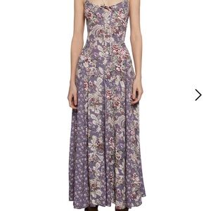 Floral Purple Maxi Dress